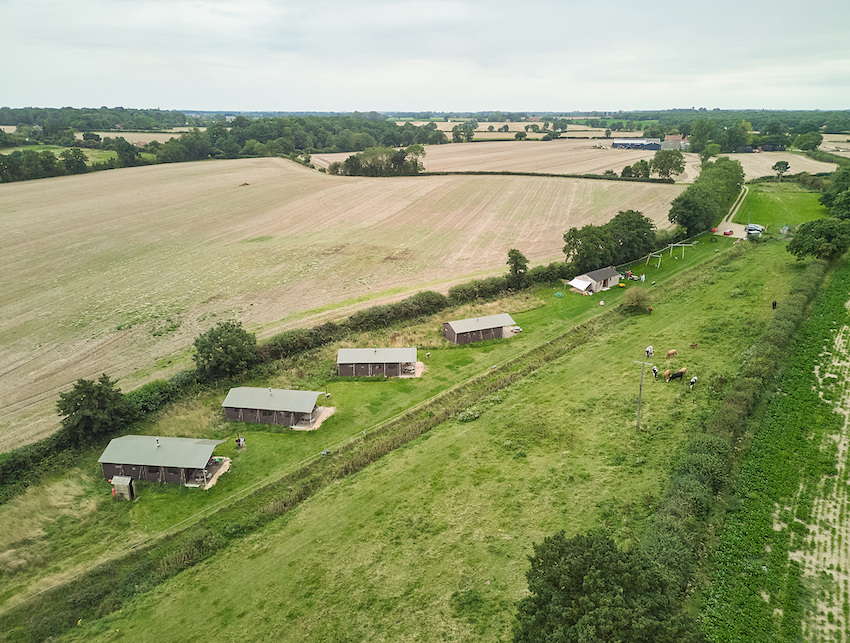 Canvas hideaways at Heydon Grove