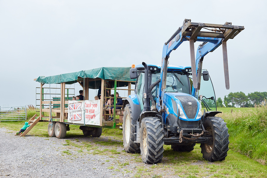 Farm tour at Warren Farm