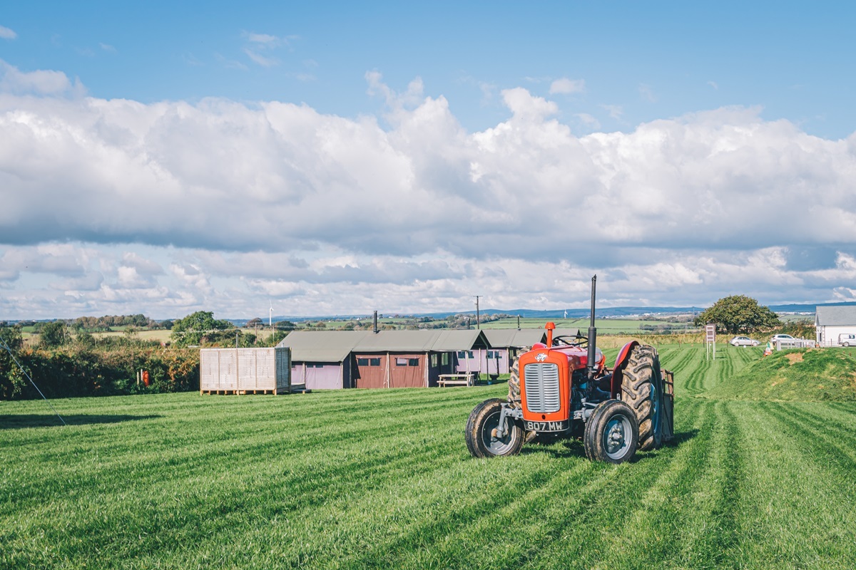 Glamping in Cornwall at Looe farm - the perfect family getaway