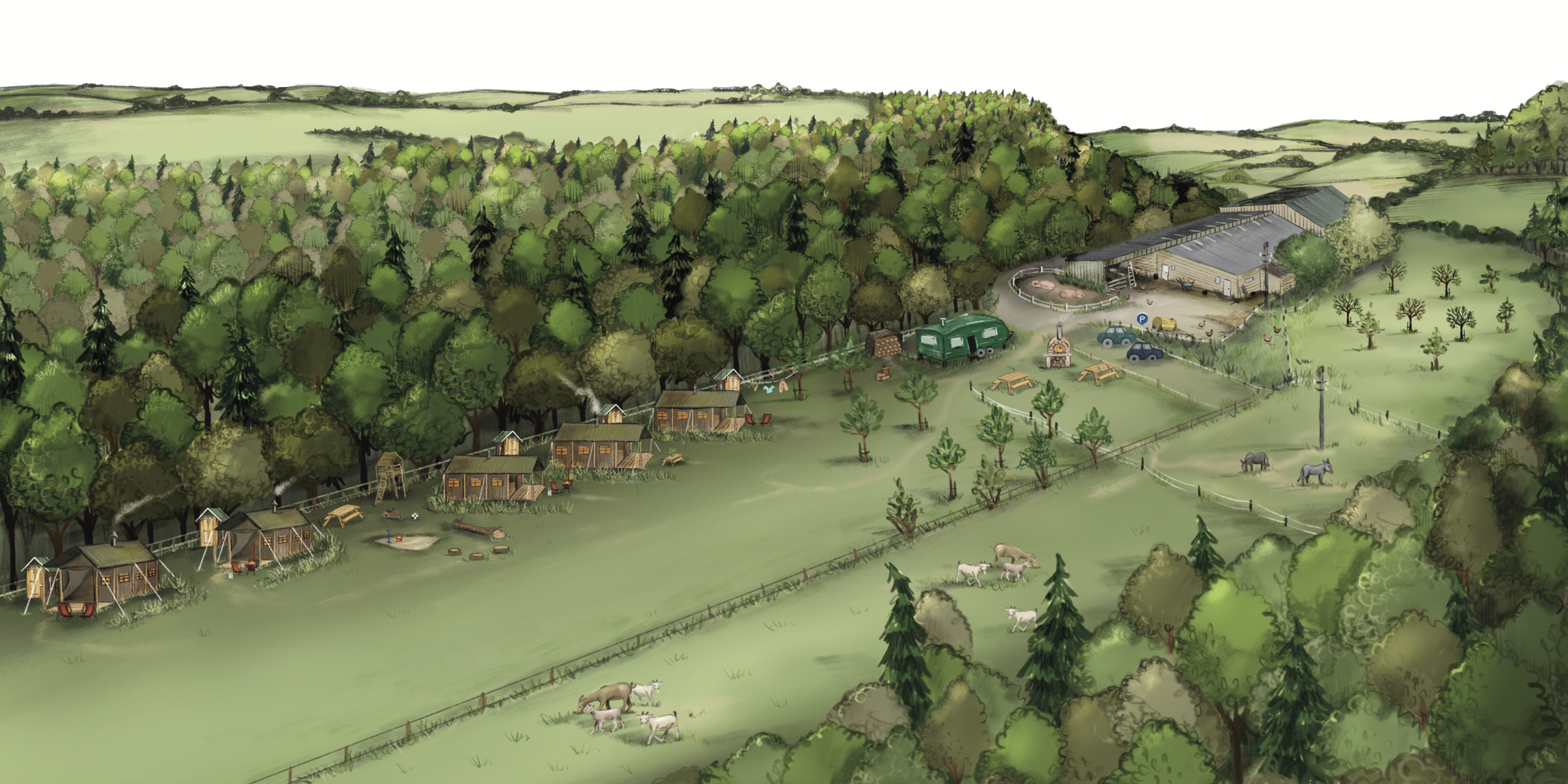 Hayon Goat Farm illustration